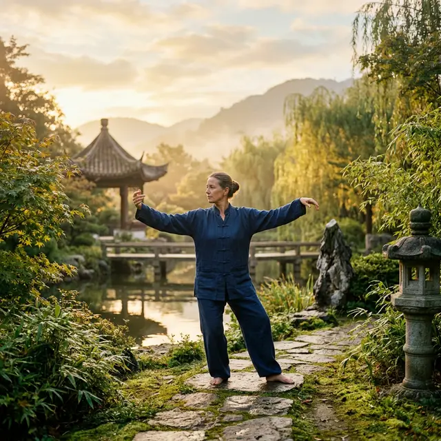 Séance de Qi Gong en plein air